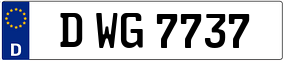 Truck License Plate